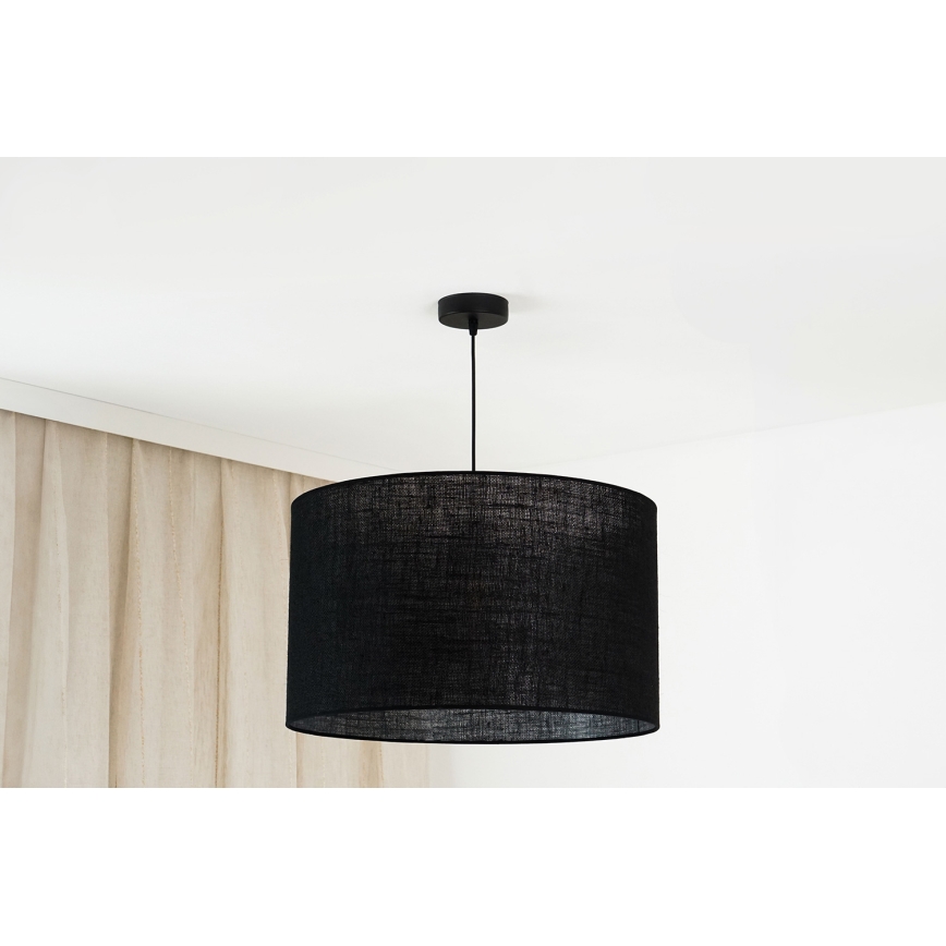 Brilagi - Chandelier on a string TUBES ROLLER 1xE27/15W/230V d. 50 cm black