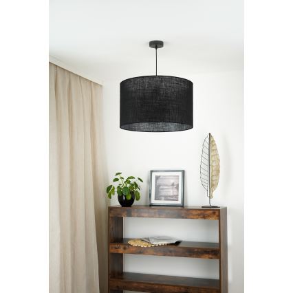 Brilagi - Chandelier on a string TUBES ROLLER 1xE27/15W/230V d. 50 cm black
