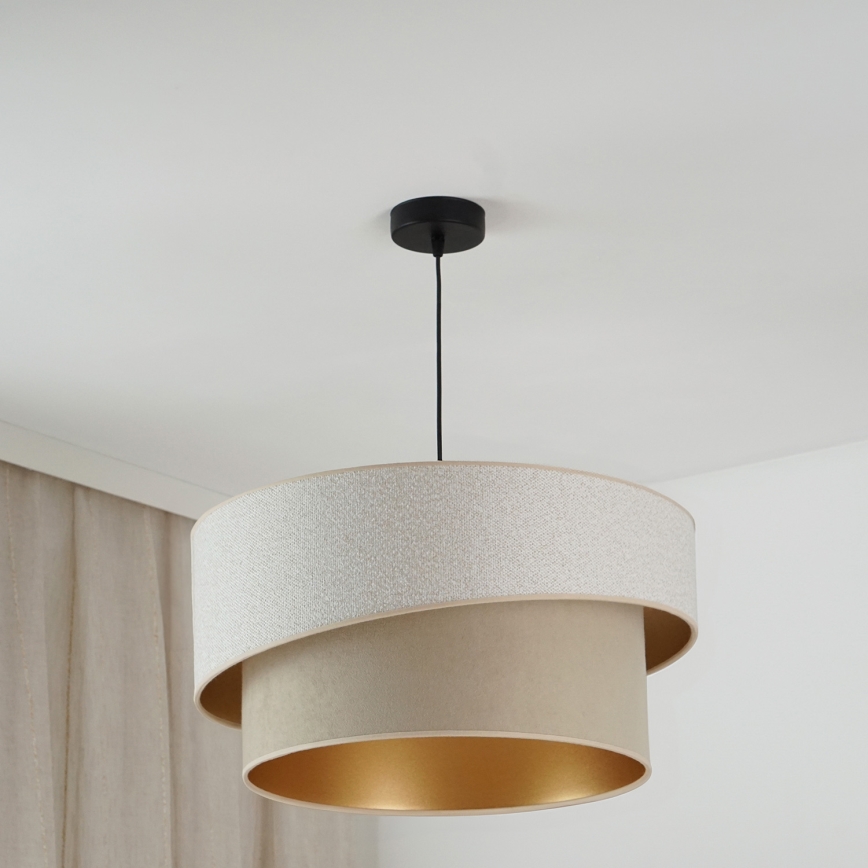 Brilagi - Chandelier on a string VEGAS SHINE 1xE27/15W/230V d. 50 cm creamy/beige