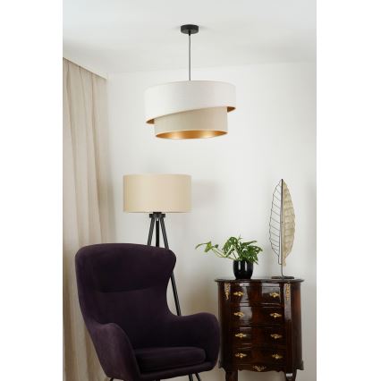 Brilagi - Chandelier on a string VEGAS SHINE 1xE27/15W/230V d. 50 cm creamy/beige