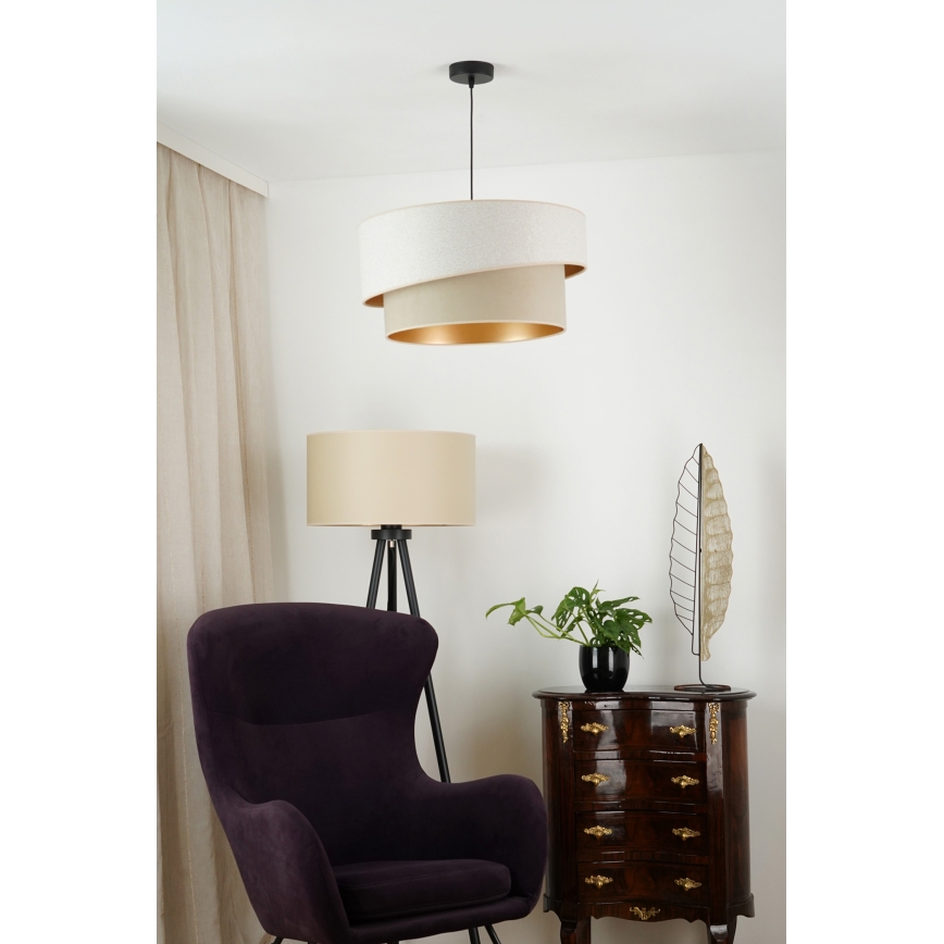 Brilagi - Chandelier on a string VEGAS SHINE 1xE27/15W/230V d. 50 cm creamy/beige