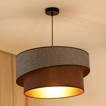 Brilagi - Chandelier on a string VEGAS SHINE 1xE27/15W/230V d. 50 cm grey/brown