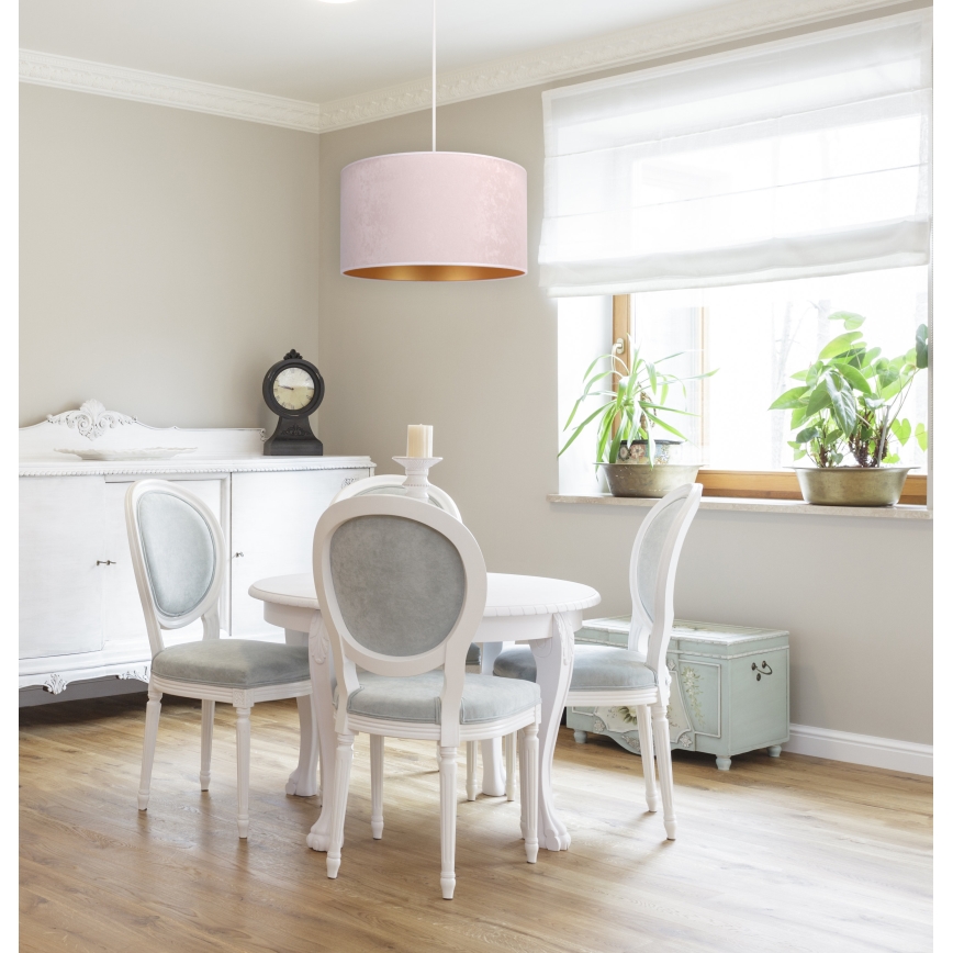 Brilagi - Chandelier on a string VELVET 1xE27/40W/230V creamy/gold