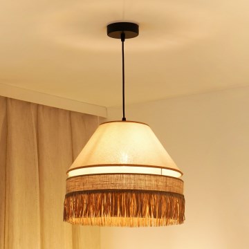 Brilagi - Chandelier on a string WINNETOU AVIGNION 1xE27/15W/230V d. 35 cm brown/creamy