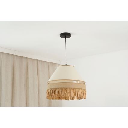 Brilagi - Chandelier on a string WINNETOU AVIGNION 1xE27/15W/230V d. 35 cm brown/creamy