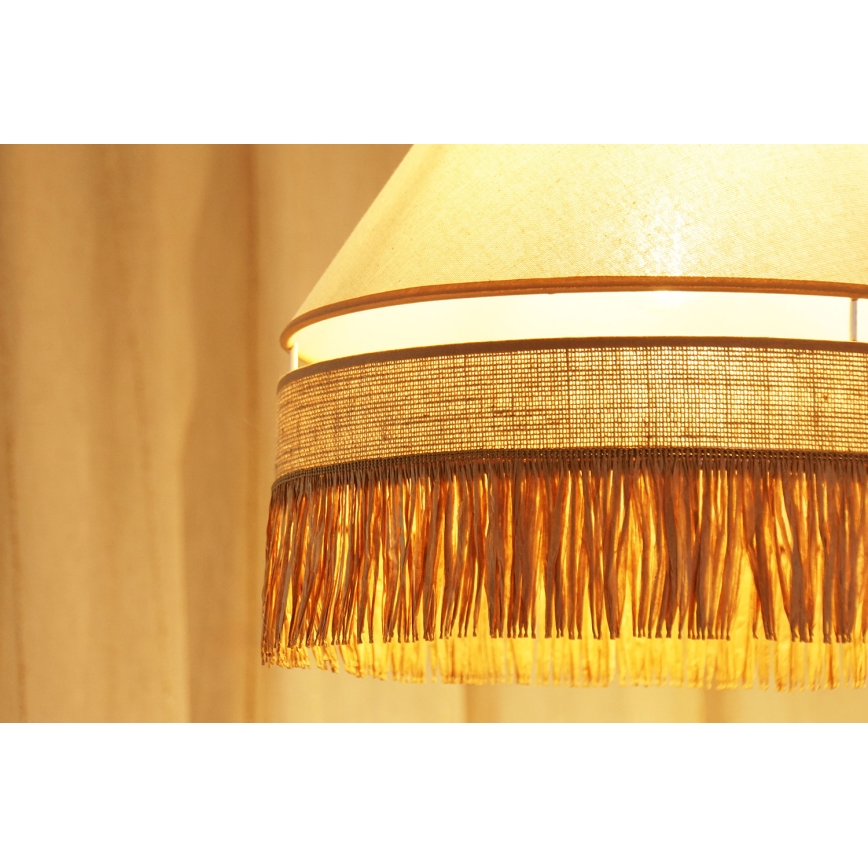Brilagi - Chandelier on a string WINNETOU AVIGNION 1xE27/15W/230V d. 35 cm brown/creamy