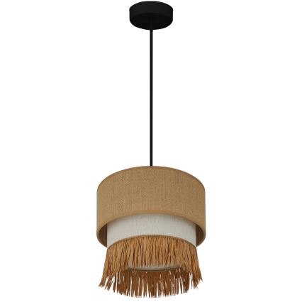 Brilagi - Chandelier on a string WINNETOU BOHO 1xE27/15W/230V d. 25 cm brown/creamy