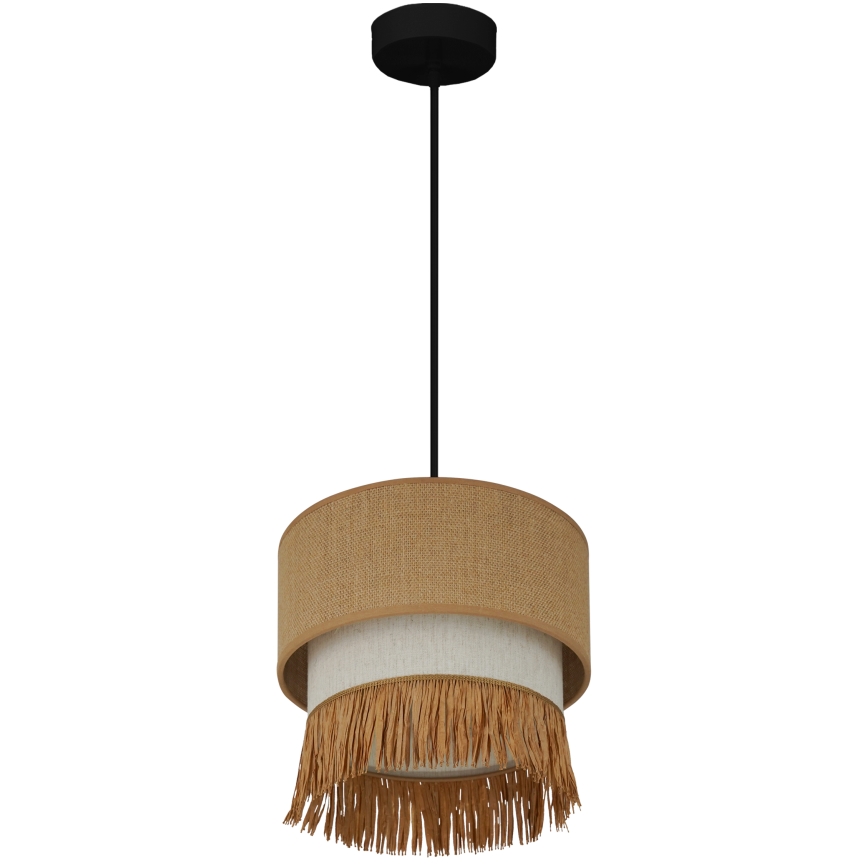 Brilagi - Chandelier on a string WINNETOU BOHO 1xE27/15W/230V d. 25 cm brown/creamy