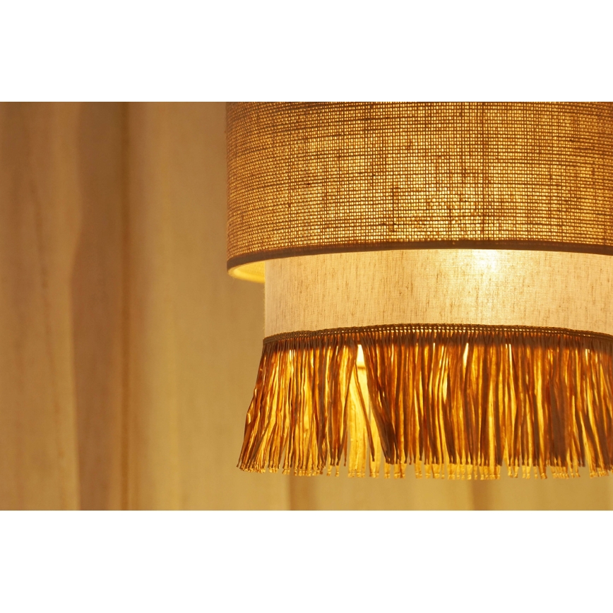 Brilagi - Chandelier on a string WINNETOU BOHO 1xE27/15W/230V d. 25 cm brown/creamy