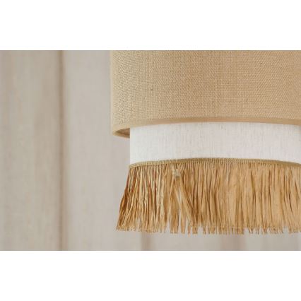 Brilagi - Chandelier on a string WINNETOU BOHO 1xE27/15W/230V d. 25 cm brown/creamy