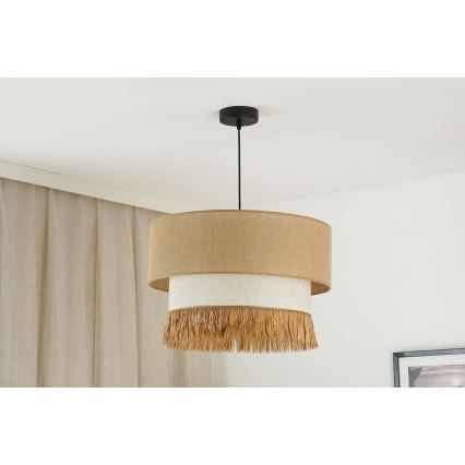 Brilagi - Chandelier on a string WINNETOU BOHO 1xE27/15W/230V d. 45 cm brown/creamy