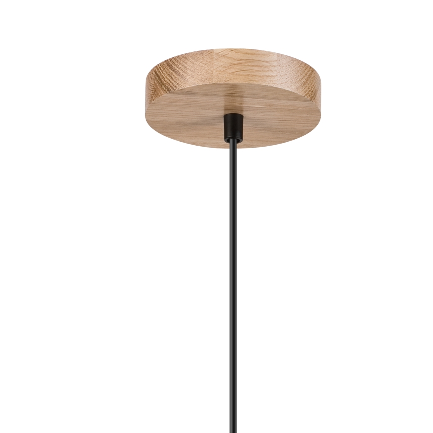 Brilagi - Chandelier on a string WOODY BASKET 1xE27/60W/230V oak