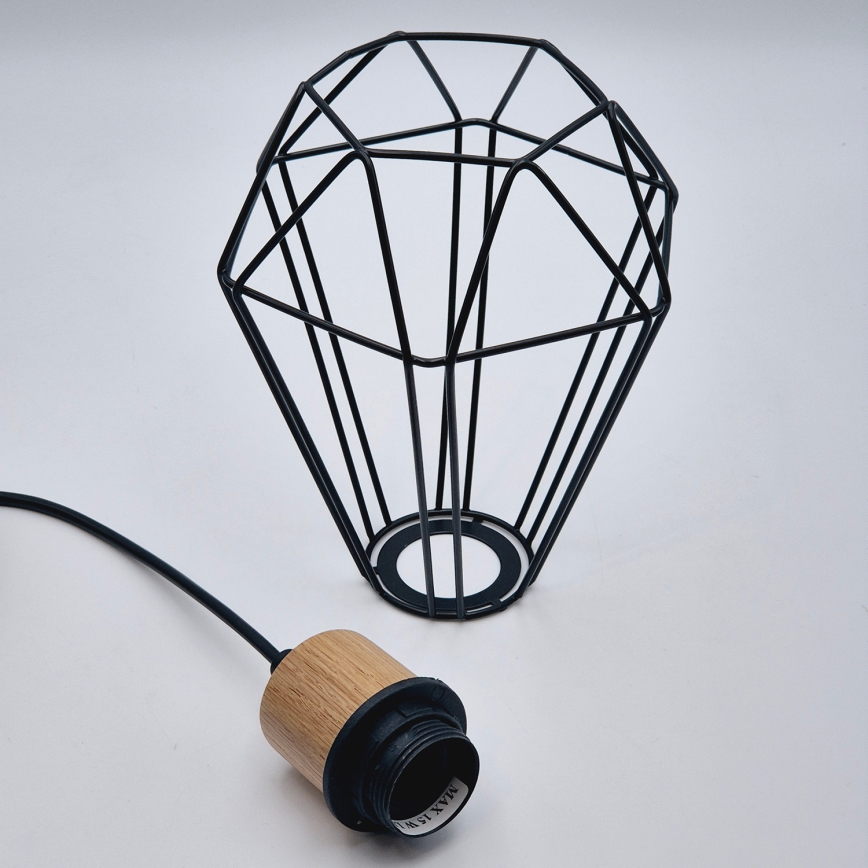 Brilagi - Chandelier on a string WOODY BASKET 3xE27/60W/230V oak