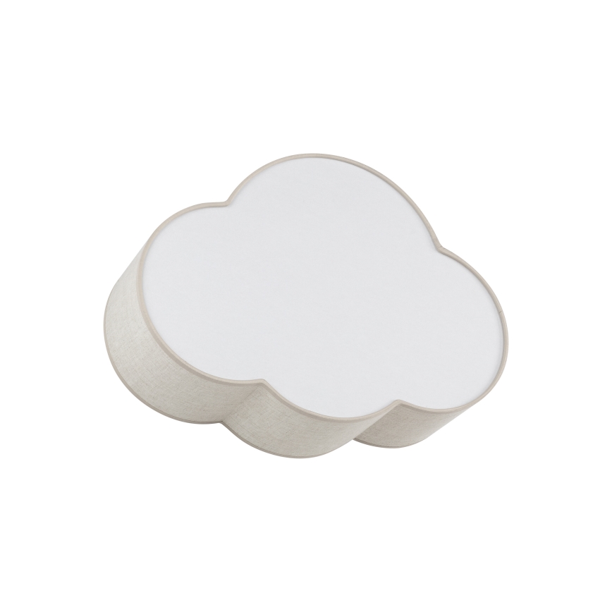 Brilagi - Children's ceiling light NIMBUS LINEN 2xE27/15W/230V beige