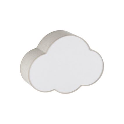 Brilagi - Children's ceiling light NIMBUS LINEN 2xE27/15W/230V beige