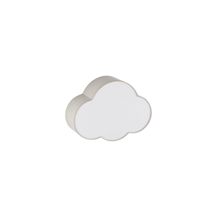 Brilagi - Children's ceiling light NIMBUS LINEN 2xE27/15W/230V beige