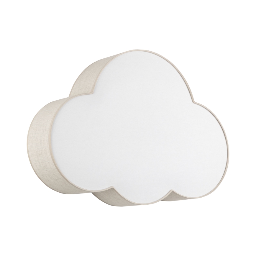 Brilagi - Children's ceiling light NIMBUS LINEN 4xE27/15W/230V beige