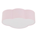 Brilagi - Children's ceiling light NIMBUS MINI 2xE27/15W/230V pink