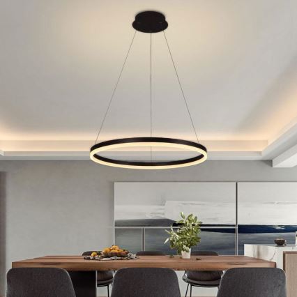 Brilagi - LED Dimmable Pendant Light on Cable CIRCLE LED/42W/230V 3000-6500K diam. 60 cm + remote control