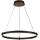 Brilagi - CIRCLE LED Dimmable Cable-Suspended Pendant 85W/230V 3000–6500K Ø 60 cm Black/Gold + Remote Control