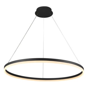Brilagi - CIRCLE LED Dimmable Cable-Suspended Pendant LED/55W/230V 3000-6500K dia. 80 cm Black + Remote Control