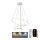 Brilagi - CIRCLE LED Dimmable Cable-Suspended Pendant Light LED/90W/230V 3000-6500K Ø 60 cm + Remote Control