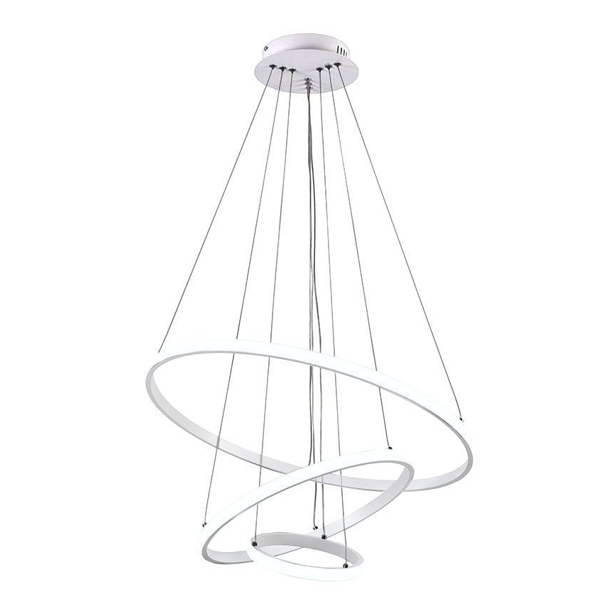 Brilagi - CIRCLE LED Dimmable Cable-Suspended Pendant Light LED/90W/230V 3000-6500K Ø 60 cm + Remote Control
