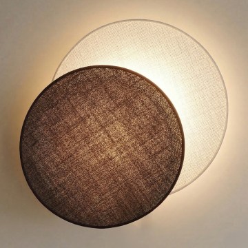 Brilagi - CIRCLES Wall Lamp 1xE27/60W/230V dia. 45 cm cream/brown