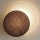 Brilagi - CIRCLES Wall Lamp 1xE27/60W/230V dia. 45 cm cream/brown