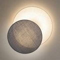 Brilagi - CIRCLES Wall Light 1xE27/60W/230V Ø 35 cm cream/gray
