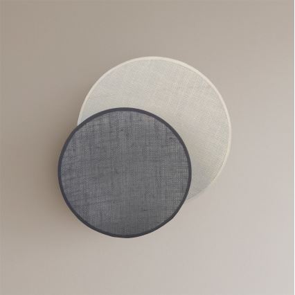 Brilagi - CIRCLES Wall Light 1xE27/60W/230V Ø 35 cm cream/gray