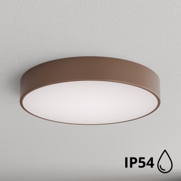 Brilagi - CLARE Bathroom Ceiling Light 4xE27/24W/230V Ø 50 cm IP54, Brown