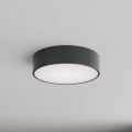 Brilagi - CLARE bathroom ceiling light with motion and dusk sensor, 2x E27/24W/230V, diam. 30 cm, anthracite, IP54