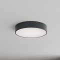 Brilagi - CLARE bathroom ceiling light with motion and dusk sensor, 3x E27 / 24W / 230V, Ø 40 cm, anthracite, IP54
