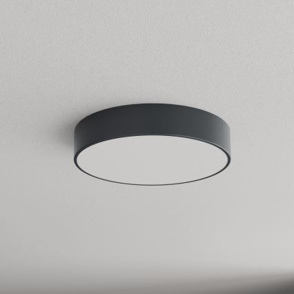 BRILAGI - CLARE bathroom ceiling light with motion and dusk sensor, 3x E27 / 24W / 230V, Ø 40 cm, anthracite, IP54