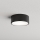 Brilagi - CLARE Ceiling Light 1xE27/24W/230V Ø 20 cm Black