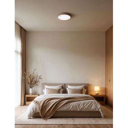 Brilagi - CLARE Ceiling Light, 3x E27/24W/230V, Ø 40 cm, Brown