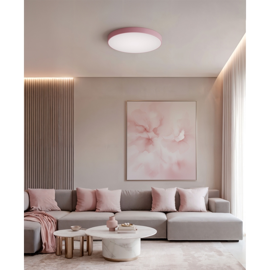 Brilagi - CLARE Ceiling Light 4x E27/24W/230V, Ø 50 cm, Pink