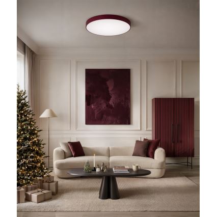 Brilagi - CLARE Ceiling Light 4×E27 (max 24 W) 230 V Ø 50 cm Burgundy