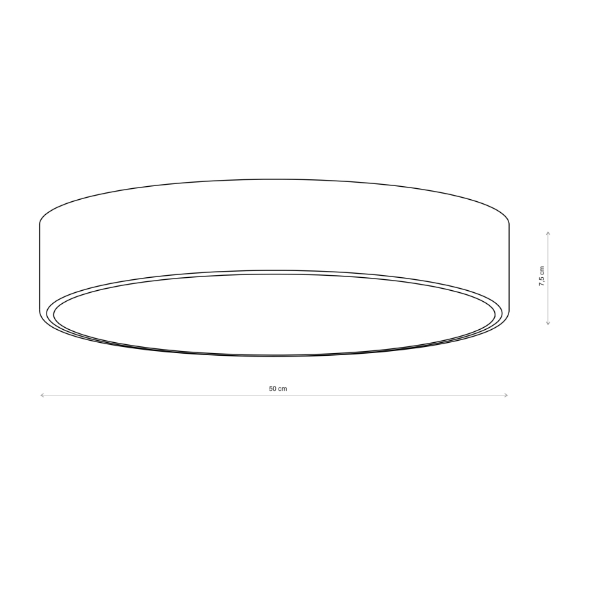 Brilagi - CLARE Ceiling Light 4×E27 (max 40 W) 230 V Ø 50 cm Burgundy
