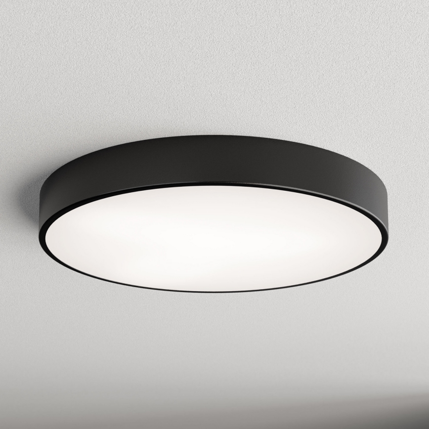 Brilagi - CLARE Ceiling Light with Sensor 5xE27/24W/230V Ø 60 cm Black