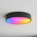 Brilagi - CLARE LED RGBW Dimmable Bathroom Ceiling Light 3xE27/9W/230V 2700-6500K Ø 40 cm IP54 Wi-Fi Black