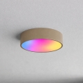 Brilagi - CLARE LED RGBW Dimmable Ceiling Light 2xE27/9W/230V 2700-6500K dia. 30 cm Wi-Fi beige
