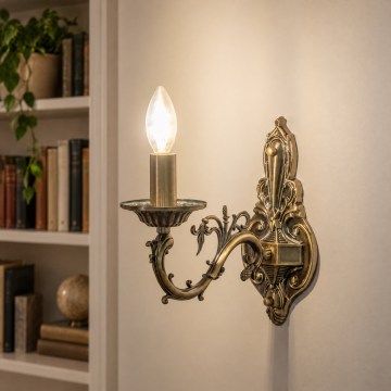 BRILAGI - CLASSIC Wall Lamp 1xE14/10W/230V brass