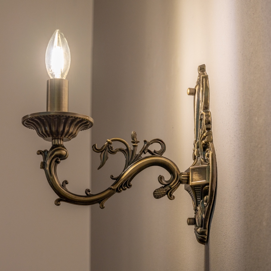 BRILAGI - CLASSIC Wall Lamp 1xE14/10W/230V brass
