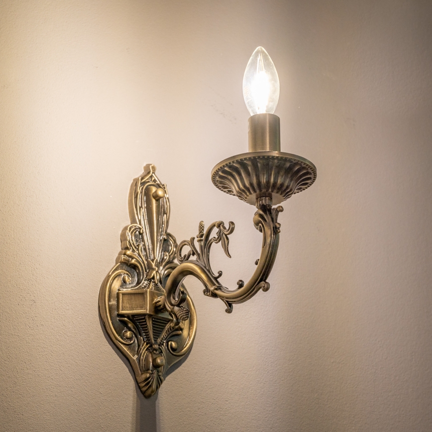 BRILAGI - CLASSIC Wall Lamp 1xE14/10W/230V brass