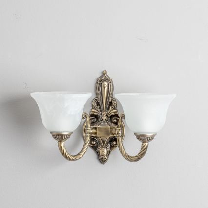 BRILAGI - CLASSIC Wall Lamp 2xE14/10W/230V Brass