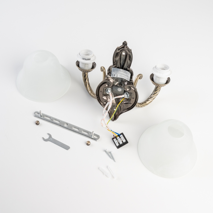 BRILAGI - CLASSIC Wall Lamp 2xE14/10W/230V Brass