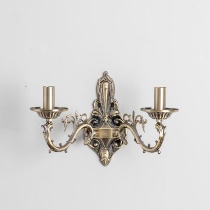 BRILAGI - CLASSIC Wall Light 2xE14/10W/230V Brass