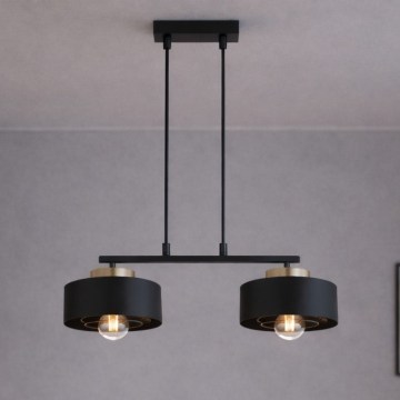 Brilagi - Cord Pendant Light 2xE27/60W/230V Black/Gold